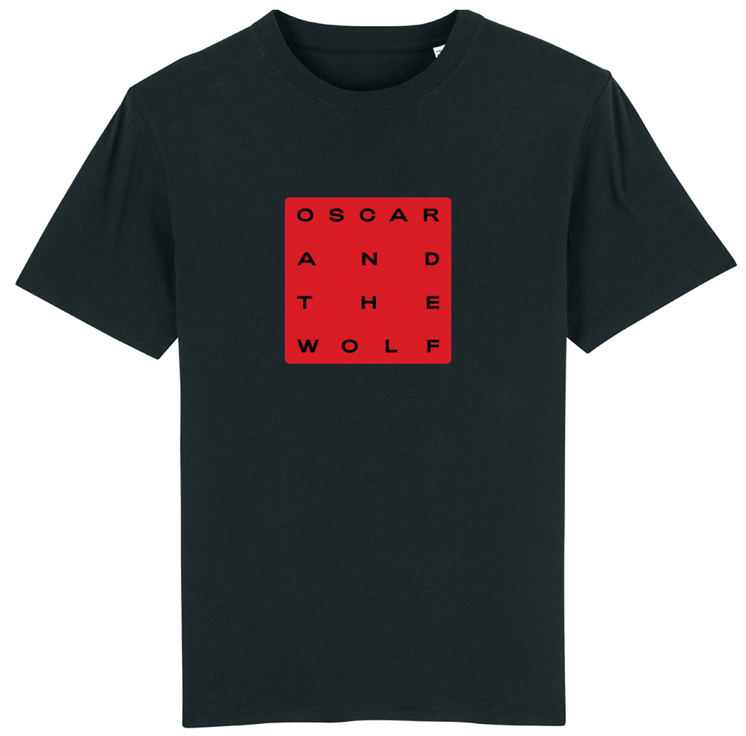 OATW square logo black T-shirt